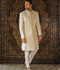 Gem Garments The Sartorial Edit Raw Silk Embellished Sherwani-Ghazsi