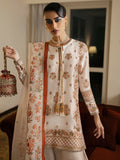Hussain Rehar Basic Not Basic V Raw Silk Embellished Stitched 3-Piece Suit-Livid