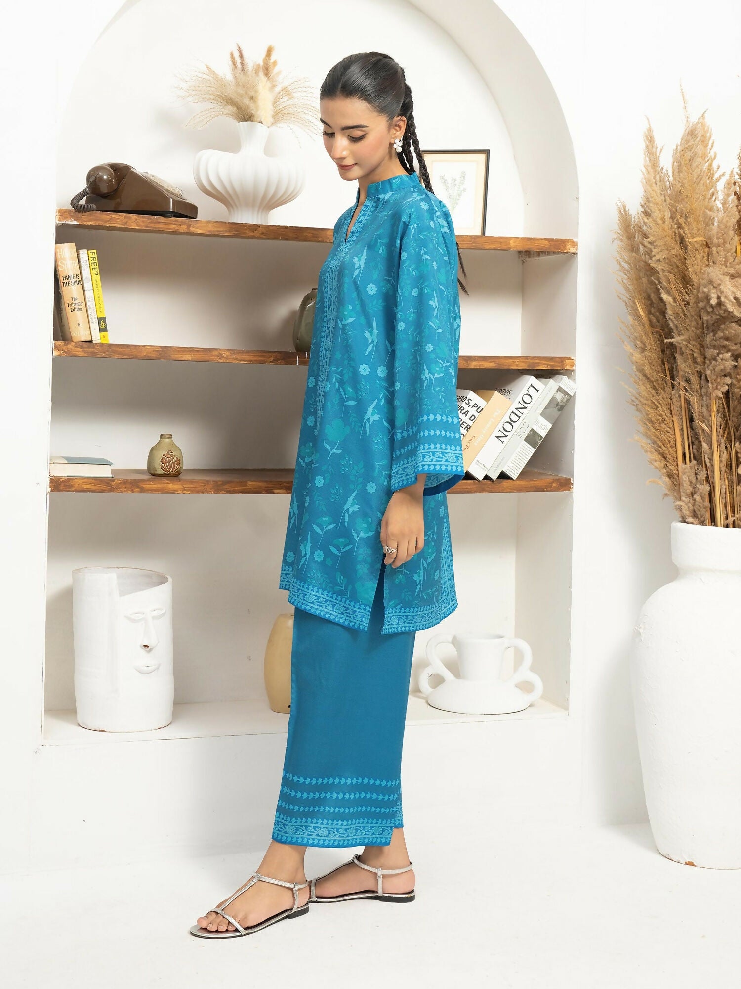 Panache Apparel Florise Lawn Printed Co-Ord Set-Cassia