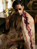 Hussain Rehar Basic Not Basic V Raw Silk Printed Stitched 2-Piece Suit-Wilow