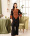 Stylish Collection Linen Embroidered Stitched 2-Piece Suit-Black Lava