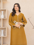 Mannat Clothing Winter Basics'25 Khaddar Stitched Suit-Olea