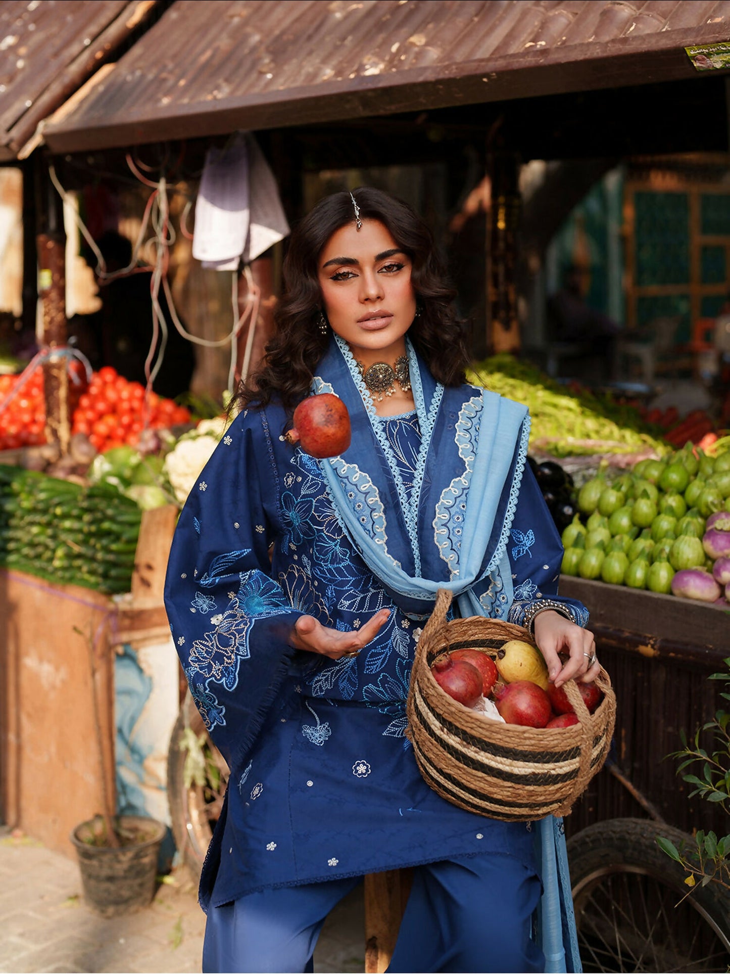 Binilyas Suroor Eid Pret'26 Lawn Embroidered Stitched 3-Piece Suit-244-B