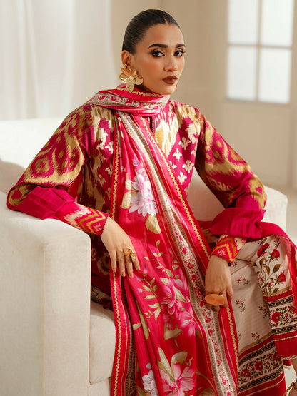 Binilyas Eres Bonita Viscose Embroidered Stitched 3-Piece Suit-1102-A
