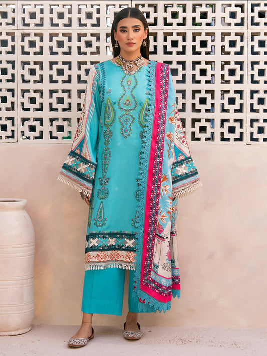 Binilyas Kotrai Embroidered Unstitched 3-Piece Suit-791-A