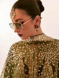 Hussain Rehar Chamak Damak Raw Silk Embellished Stitched 3-Piece Suit-Darya
