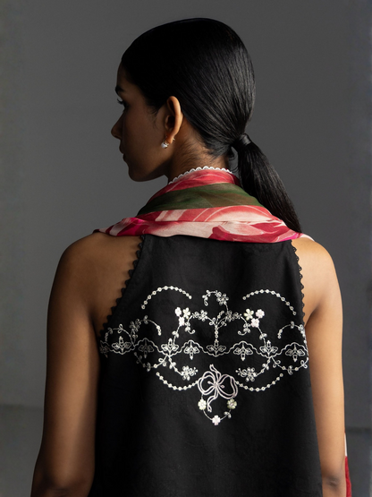 COCO by Zara Shahjahan Lawn'26 Embroidered Unstitched 3-Piece Suit-Miro-2B