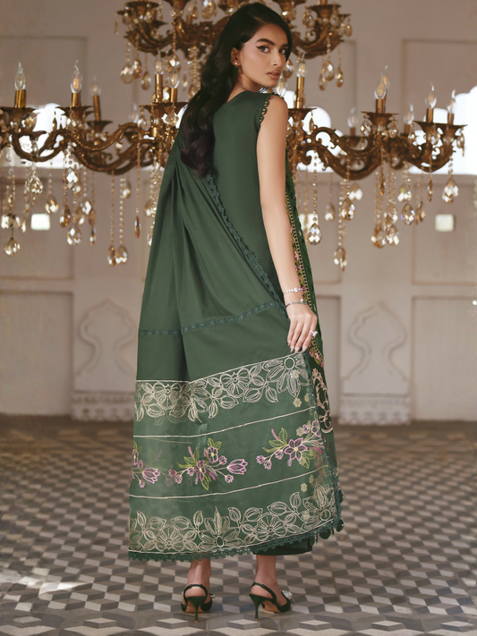 Parishay Shangrila Lawn Embroidered Unstitched 3-Piece Suit-SLA-16