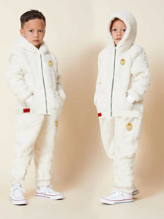 Jupiter Embroidered Furry Twin Set-13907