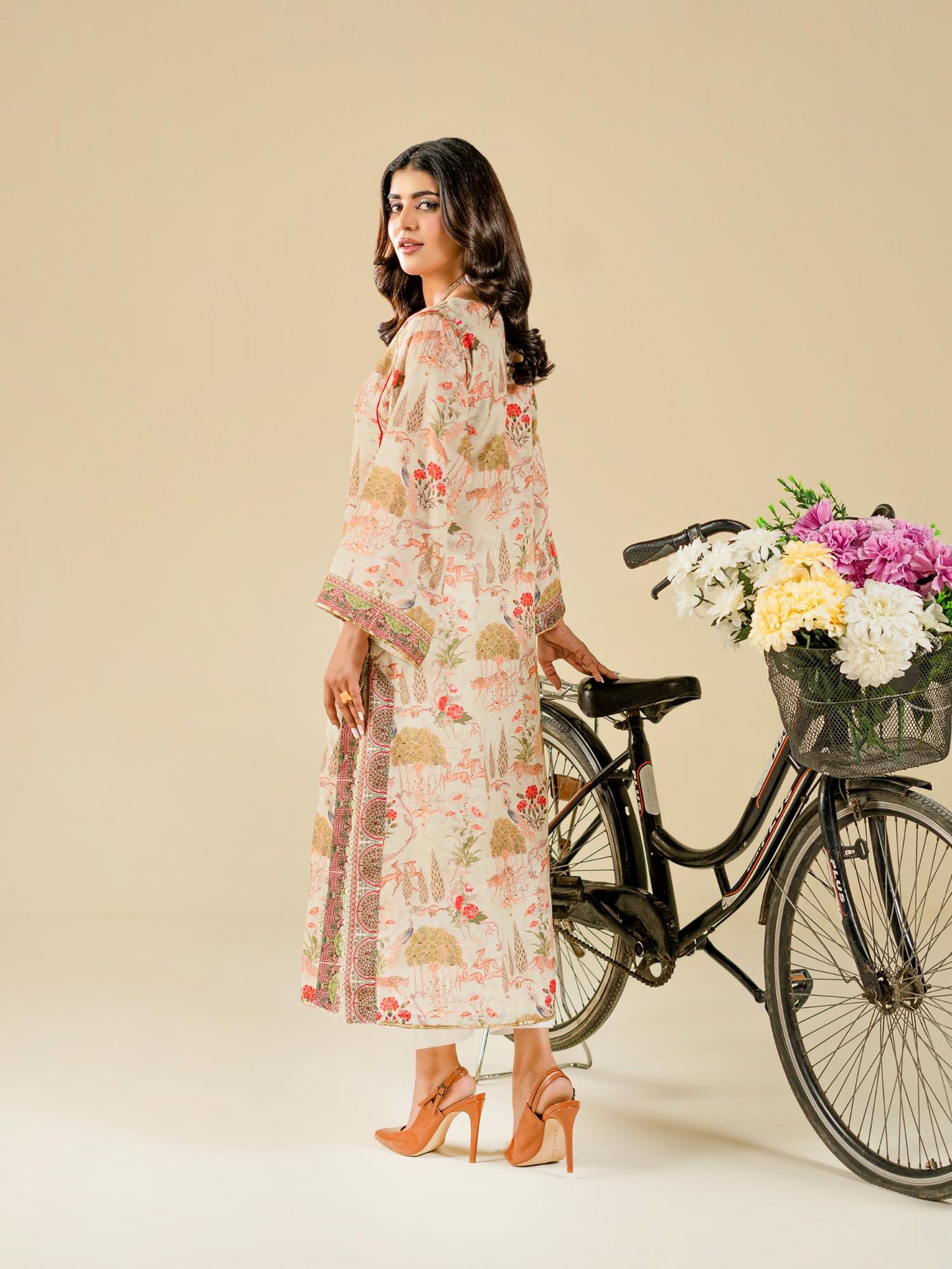 Beige Rabazka Blended Lawn Printed Stitched 1-Piece-WRTW-PLW-S26-1PC-01