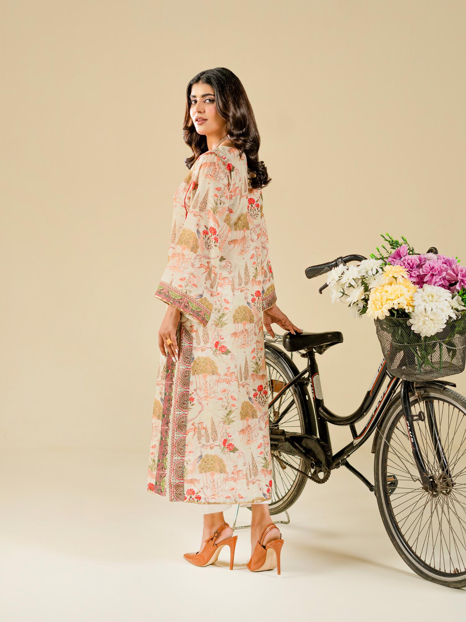 Beige Rabazka Blended Lawn Printed Stitched 1-Piece-WRTW-PLW-S26-1PC-01