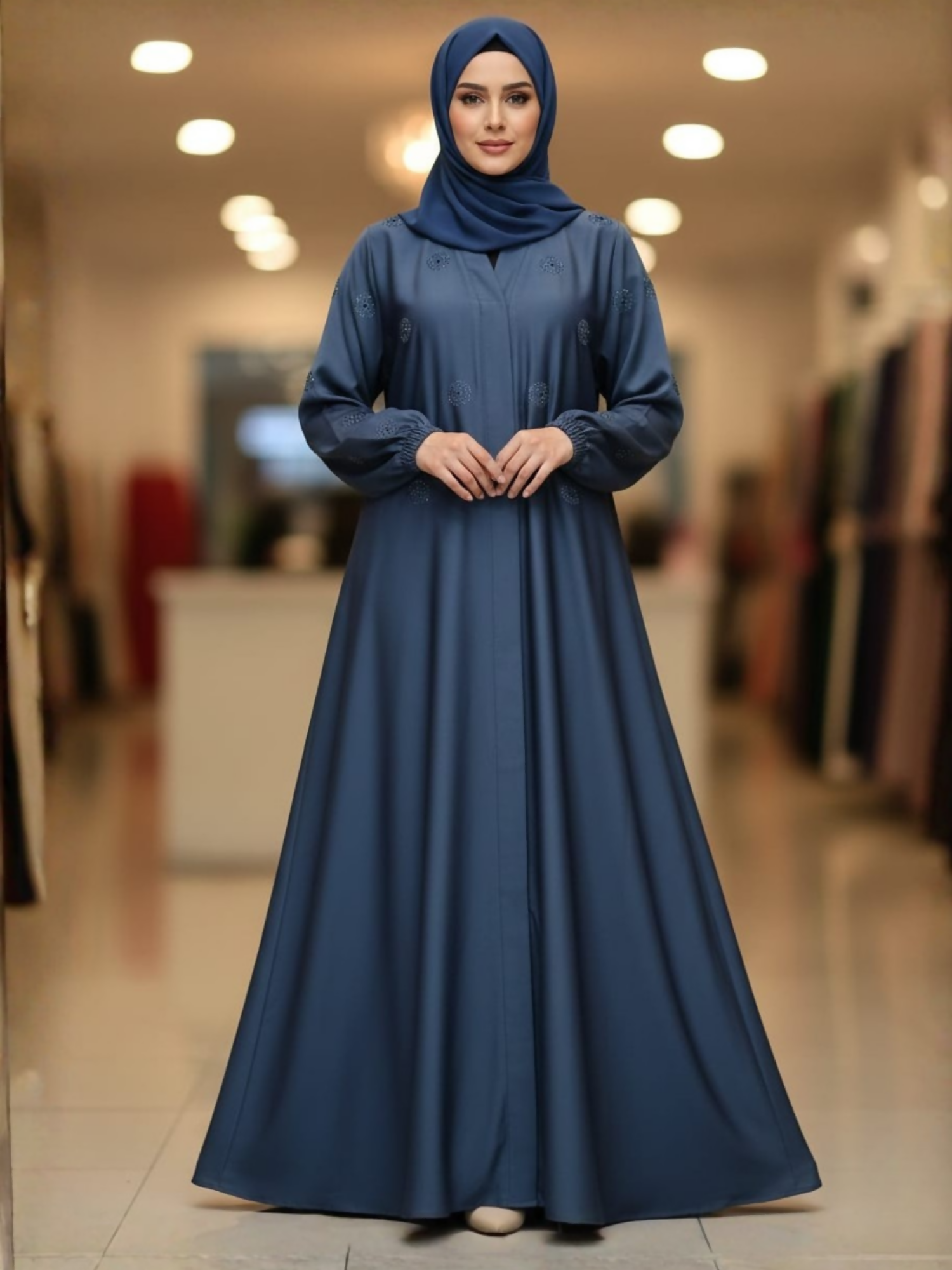 Islami Hijab Centre Haya Premium Series Imported Nida Embroidered Abaya