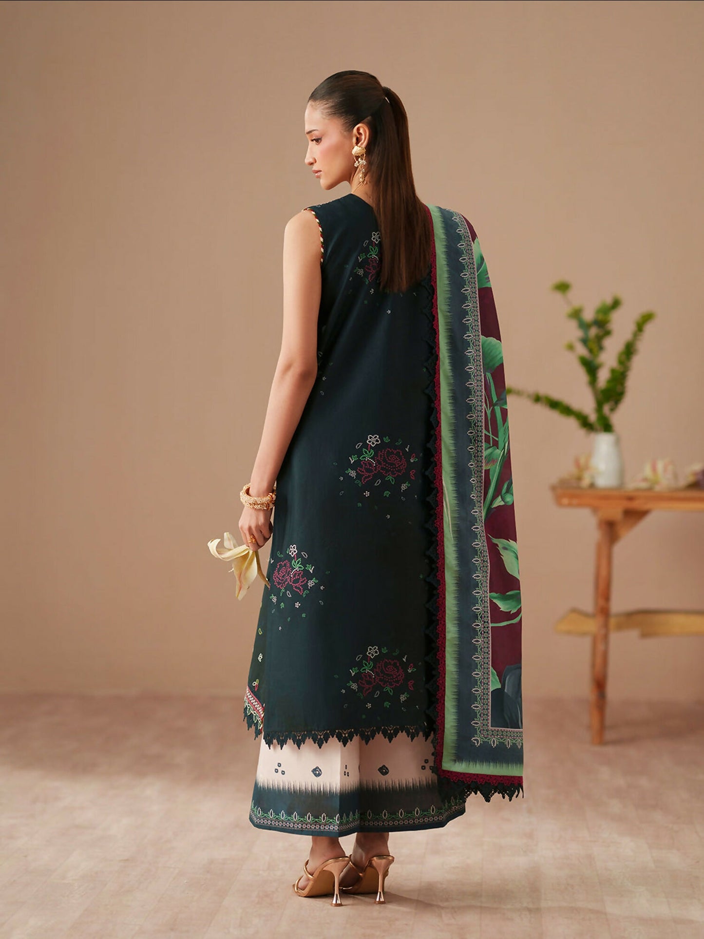 Binilyas Jojo Summer'26 Lawn Embroidered Unstitched 3-Piece Suit-81A