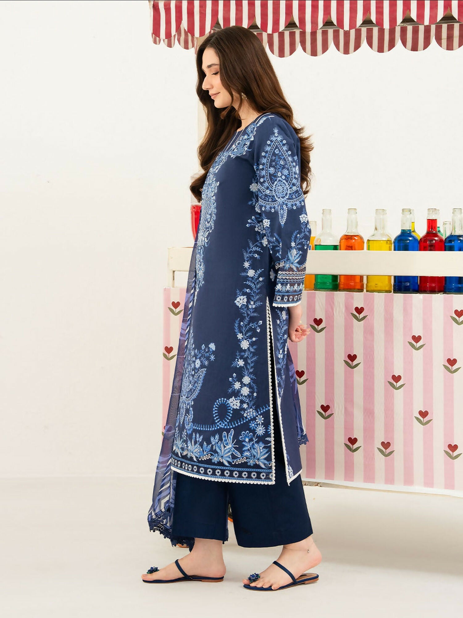 Mahnur Anaya Lawn Vol-1 Embroidered Stitched 3-Piece Suit-ANA-018