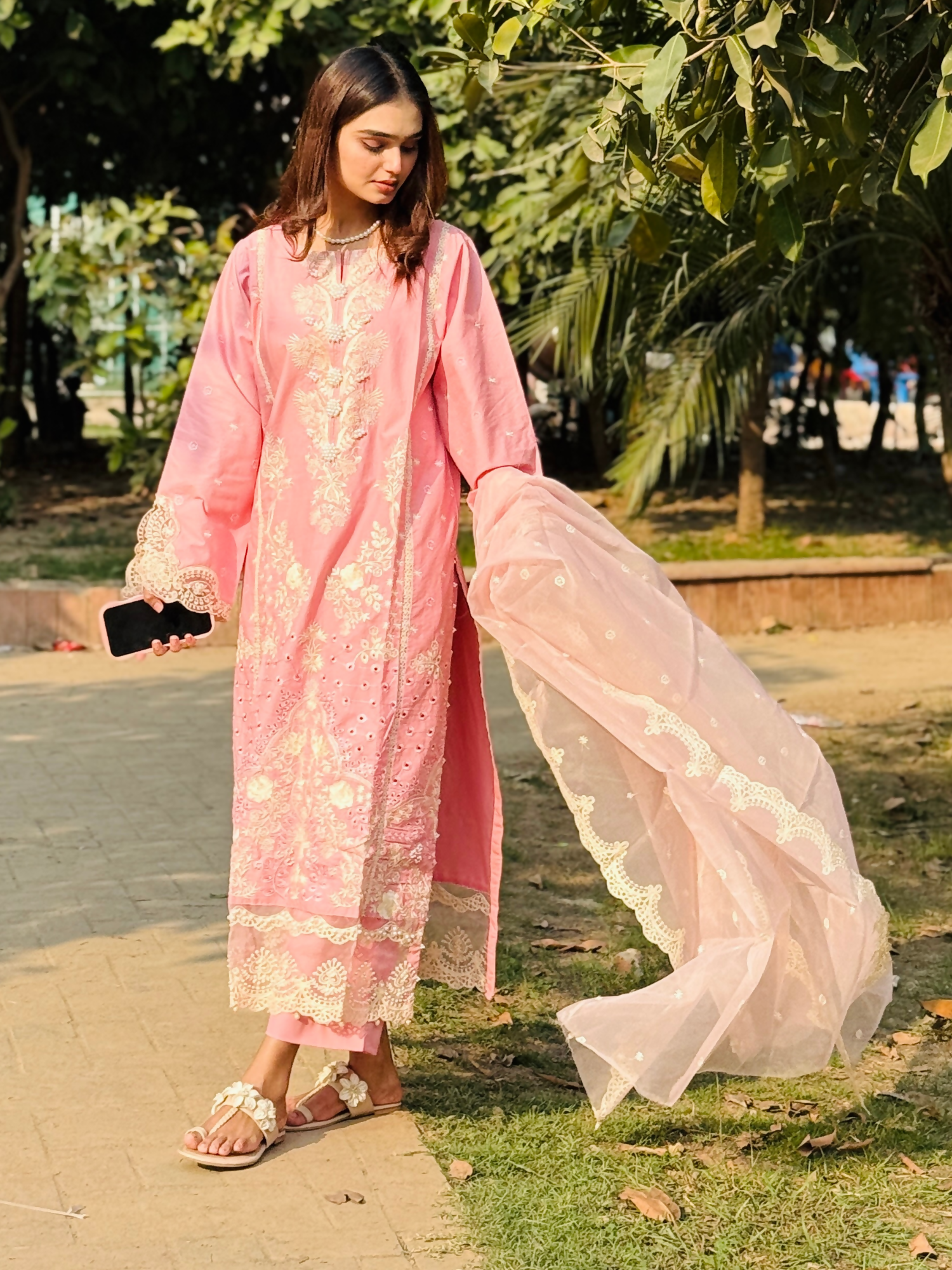 Siraphina Winter Cotton Embroidered Stitched 3-Piece Suit