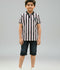 Velvour Boys Pique Tipping Collar Polo Shirt-VP16-C