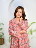 MAK Fashion Lawn Embroidered Stitched 2-Piece Suit-Floral Tie