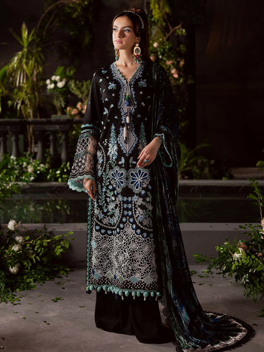 Mahnur Amelia Kotrai Embroidered Stitched 3-Piece Suit–CK-014