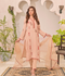 Ruby's Couture Raw Silk Embroidered Stitched 3-Piece Suit-Marigold