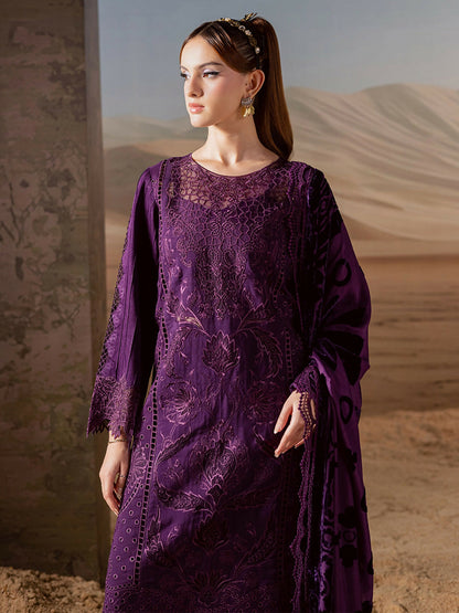 Mahnur Amelia Kotrai Embroidered Unstitched 3-Piece Suit-CK-010