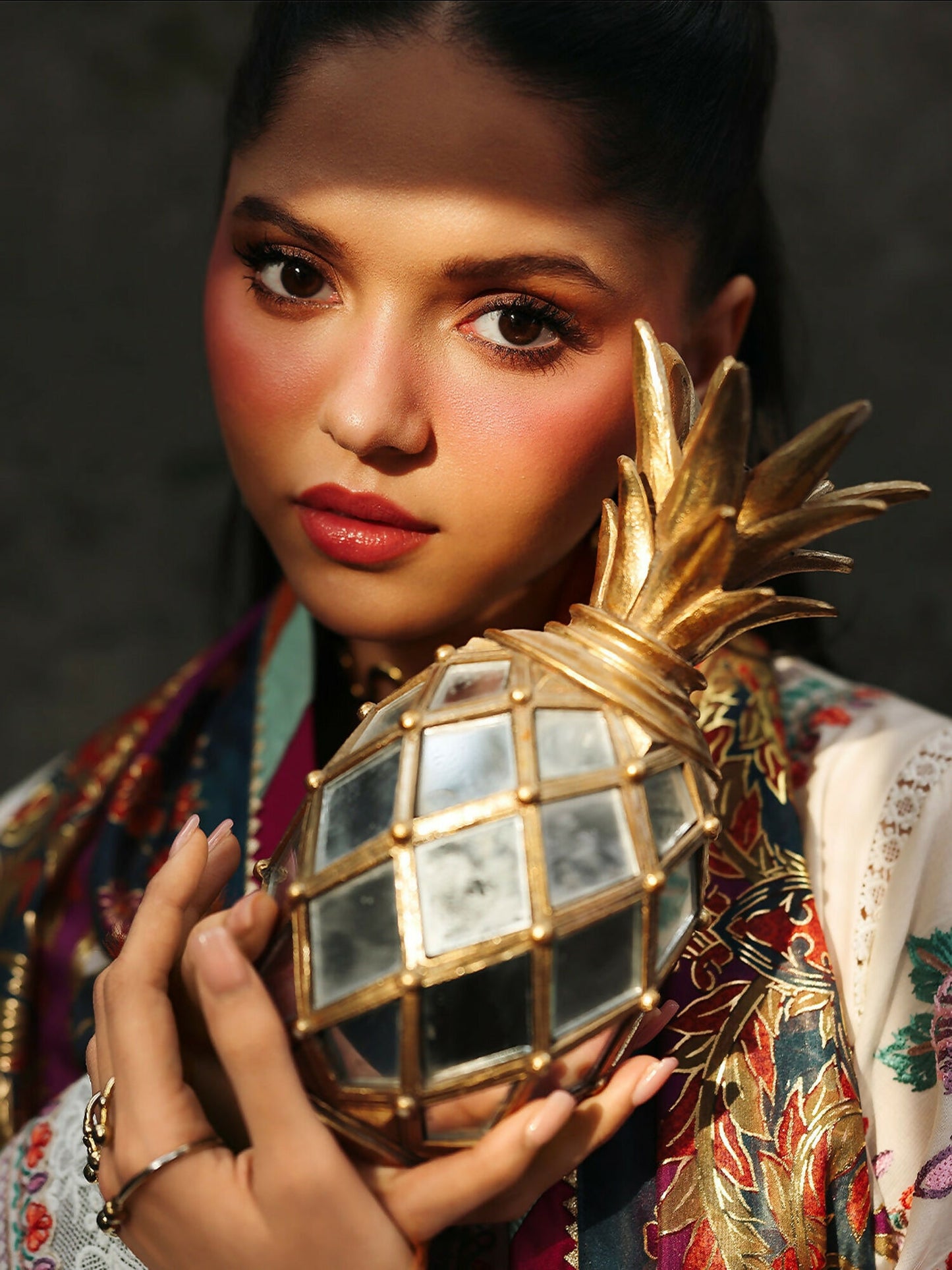 Binilyas Lumina Summer Lawn Embroidered Unstitched 3-Piece Suit-L74-B