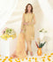 Ruby's Couture Gul-Bahar Organza Embroidered Stitched 3-Piece Suit-Zawiya