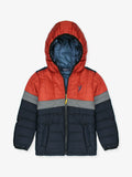 Velvour Full Sleeves Hooded Puffer Jacket-VJ012-AA
