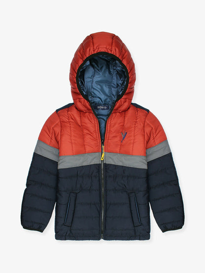 Velvour Full Sleeves Hooded Puffer Jacket-VJ012-AA