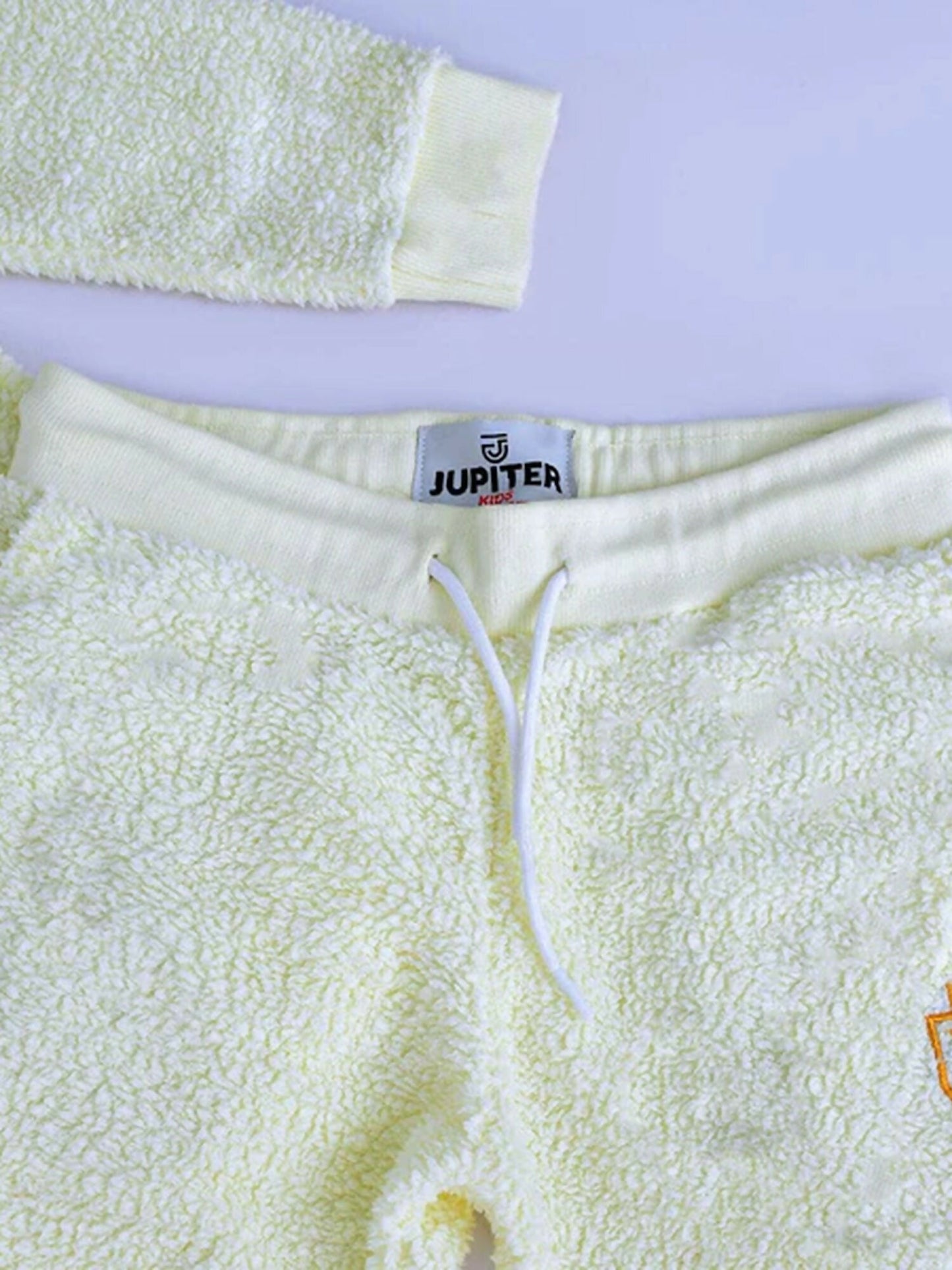 Jupiter Embroidered Furry Twin Set-13907