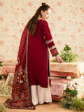 Mahnur Kaia Slub Linen Embroidered Unstitched 3-Piece Suit-K- 12
