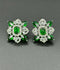 H&A Jewellery One Carat Silver Rhodium Plated Earrings