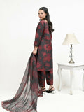 Imran Aftab Valentine's Day Raw Silk Printed Stitched 3-Piece Suit-IAVD 02