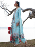 Hussain Rehar Luxury Lawn'26 Eid Edit Embroidered Unstitched 3-Piece Suit-Sepher