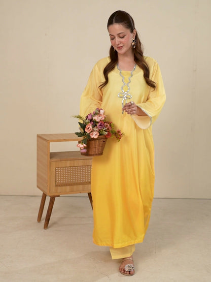 Stylish Collection Whisper Pret Silk Grip Stitched 2-Piece Suit-Coco Silk