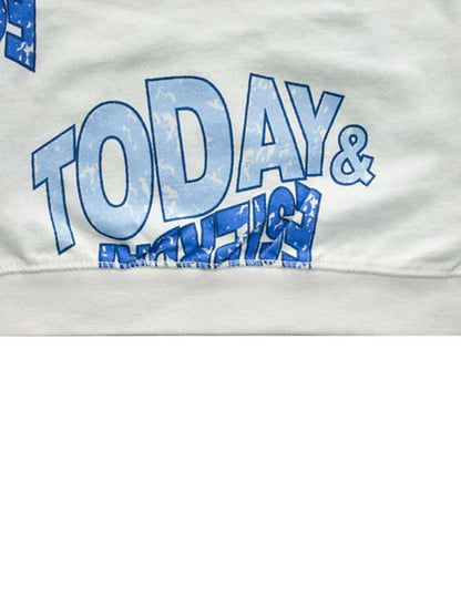 Funky's Today & Yesterday Printed Sweat Shirt-9097