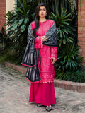Binilyas Diara Winter Kotrai Embroidered Unstitched 3-Piece Suit-53 - A