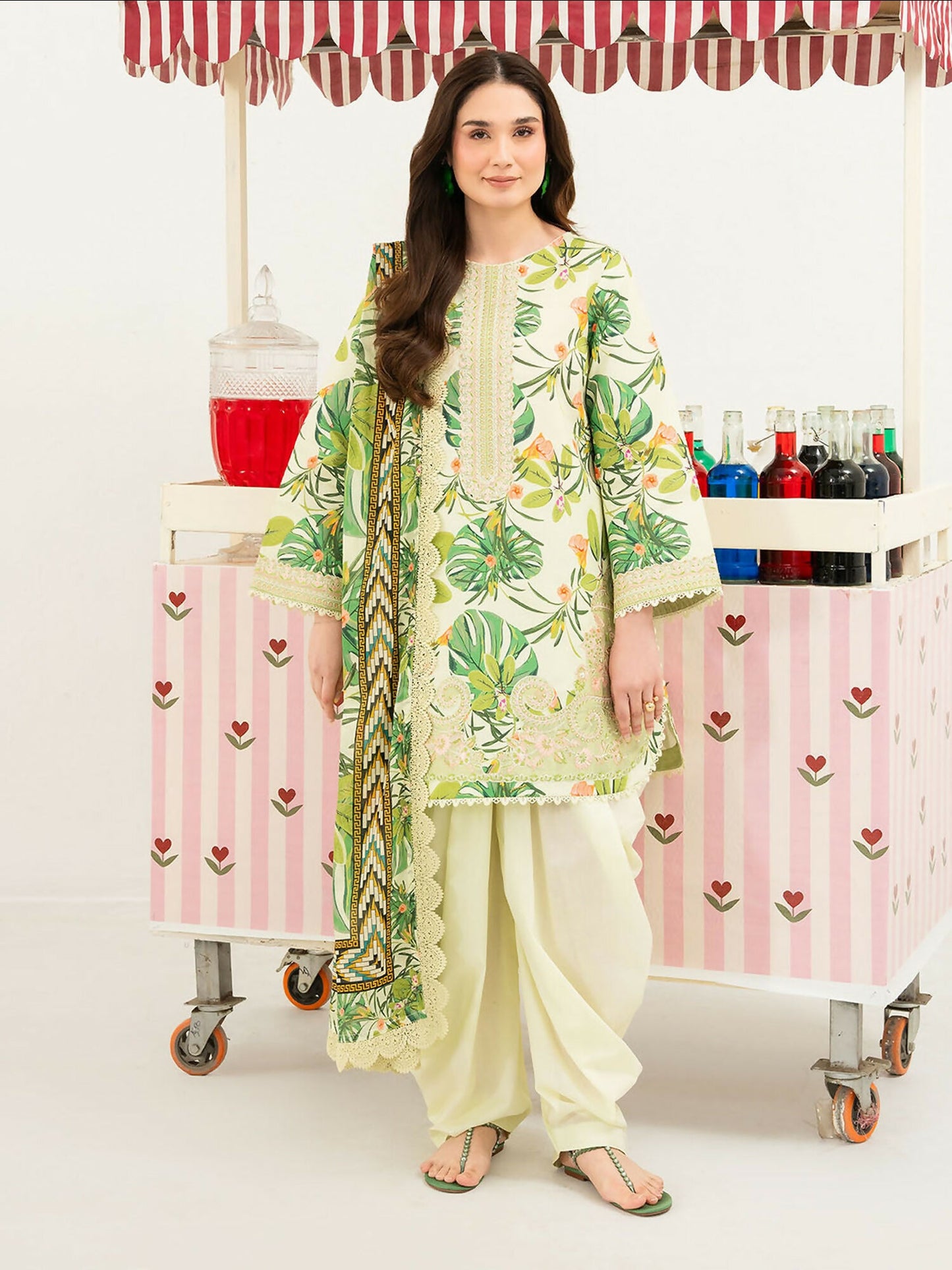 Mahnur Anaya Lawn Vol-1 Embroidered Unstitched 3-Piece Suit-ANA-013