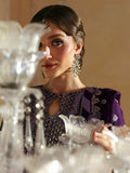 Mahnur Pakeezah Luxury Formals Silk Embroidered Stitched 3-Piece-Suit-Arusa - PK - 09