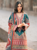 Binilyas Naqsh Naaz Lawn Embroidered Unstitched 3-Piece Suit-2083 - B