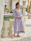 Farah Talib Aziz Jacquard Lawn Embroidered Unstitched 3-Piece Suit-Liliana Lavender