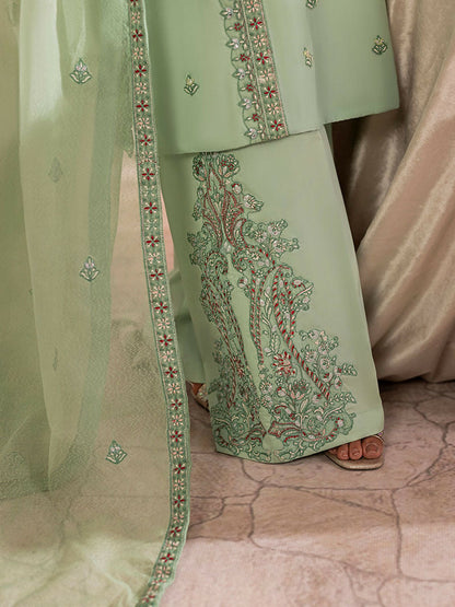 Shurooq L’amore Lawn Embroidered Stitched 3-Piece Suit-Evee