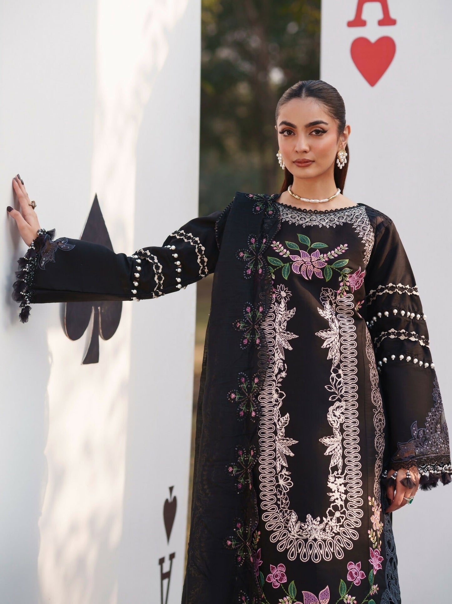 Parishay Summer Queen Lawn Embroidered Unstitched 3-Piece Suit-SQ-05