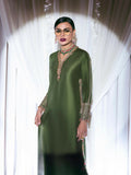 Hussain Rehar Basic Not Basic 3 Raw Silk Embellished Stitched 3-Piece Suit-Zelen