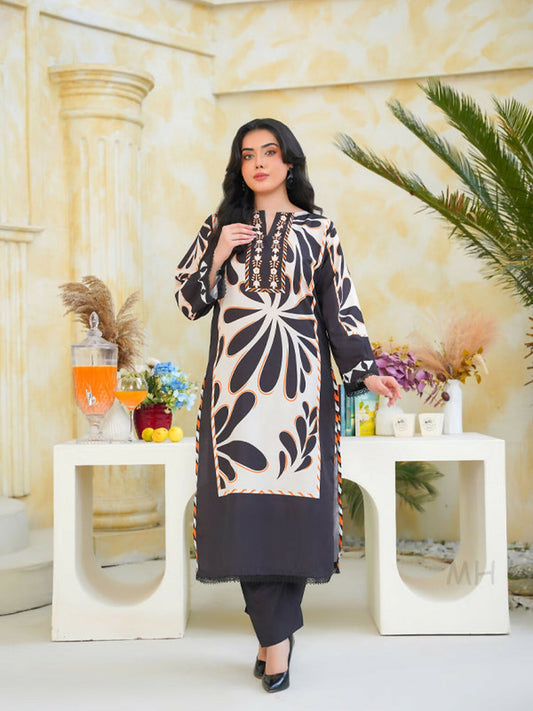 MH Cloth House Poly Lawn Printed Co-Ord Set-Lail