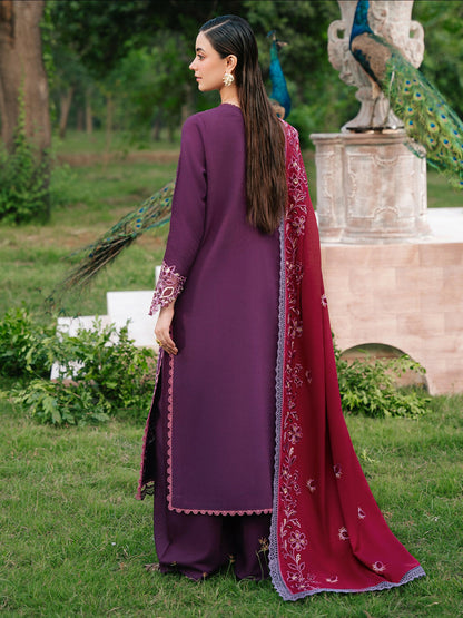 Mahnur Secret Garden Karandi Embroidered Stitched 3-Piece Suit–SG-010