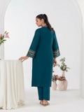 Stylish Collection Aaraish Cotton Embroidered Stitched 2-Piece Suit-Lime Teal