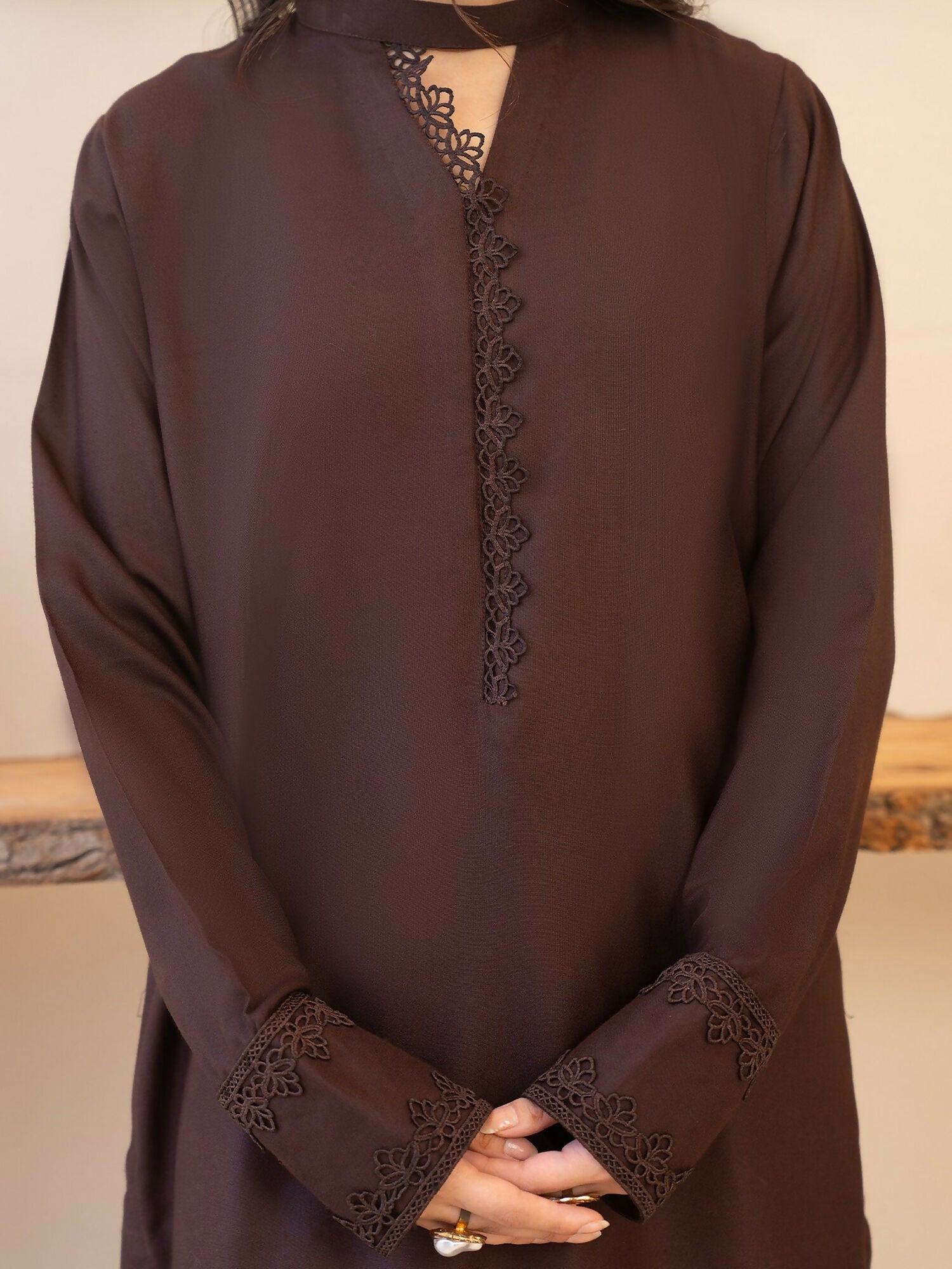 Mannat Clothing Winter Basics '25 Woolina Warm Stitched 2-Piece Suit-Lume