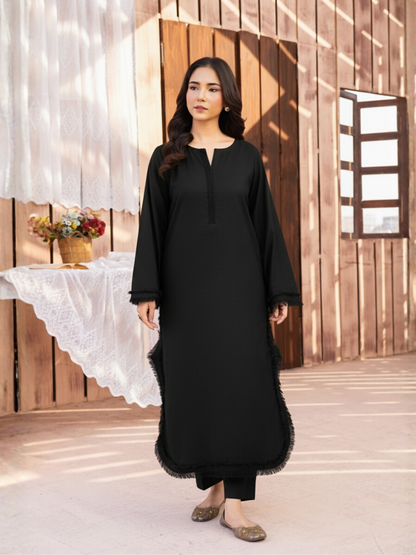 Panache Apparel Winter Core Linen Stitched Suit-Flurry