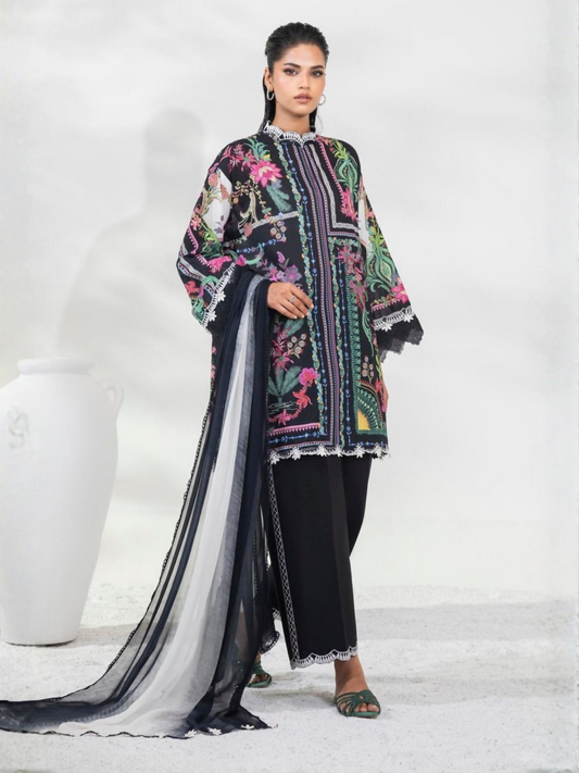 Sana Safinaz Lawn Embroidered Unstitched 3-Piece Suit-M252-006A-CI