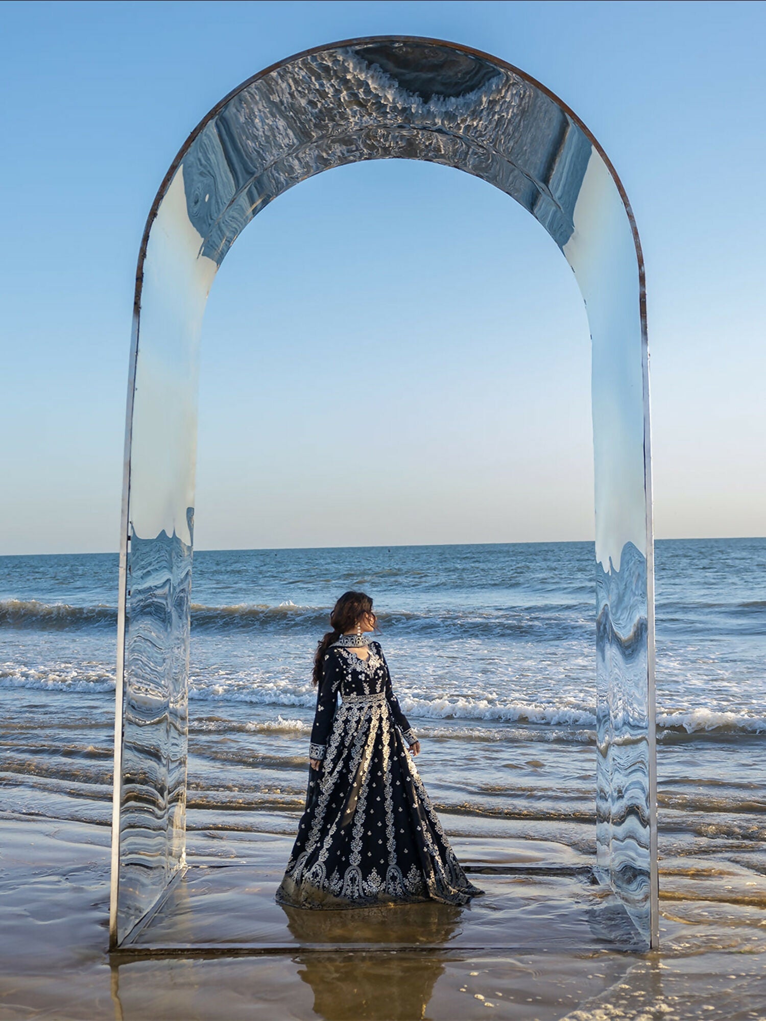 Mahnur Sirene Luxury Lawn'26 Embroidered Unstitched 3-Piece Suit-S-05